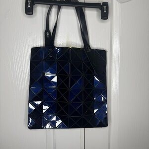 ‼️‼️ SALE BAO BAO Issey Miyake Navy Geometric Tote